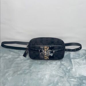Coach Signature Jacquard Belt Bag